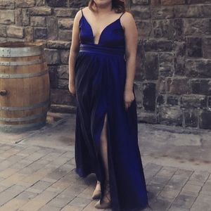 Blue gown